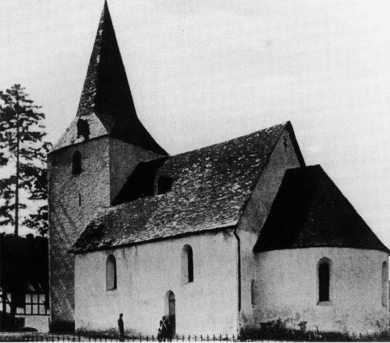 Unsere Kirche im Jahre 1850