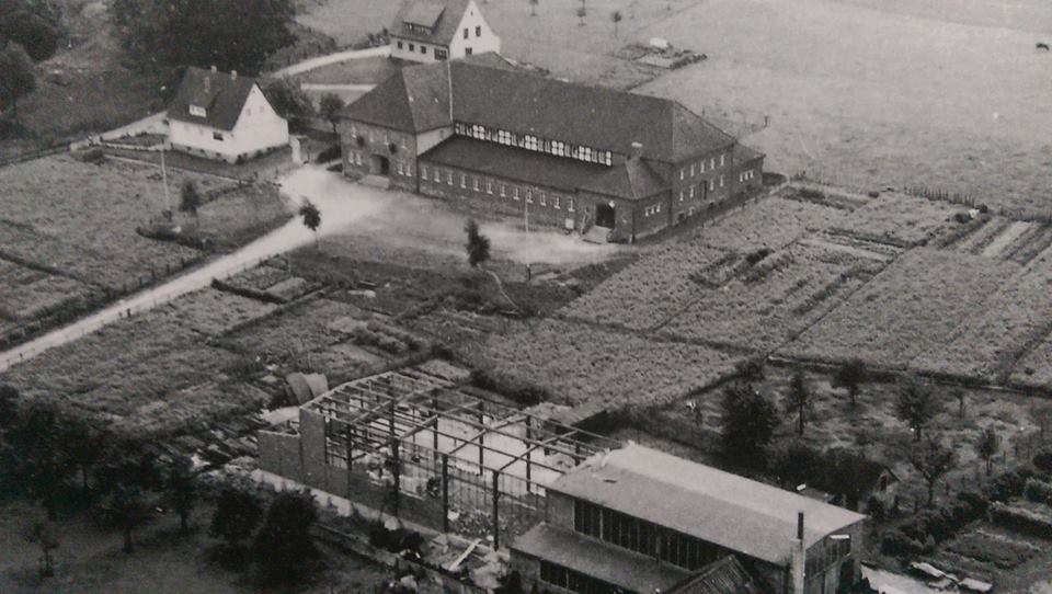 Der Blick zur Schützenhalle 1960